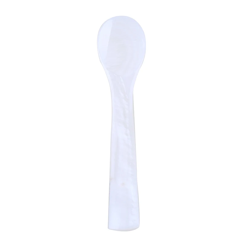

natural mother of pearl shell spoon for tasting caviar