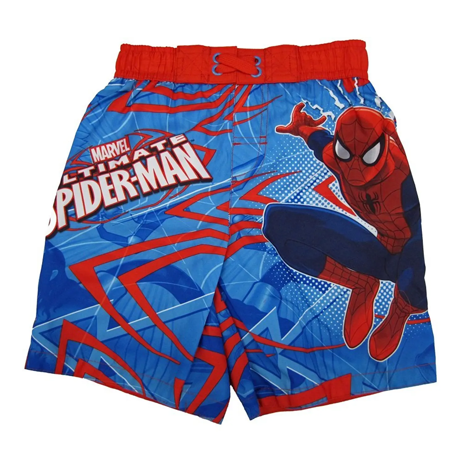 Licensed Boys Justice League Swim Shorts Trunks Ages 3-10