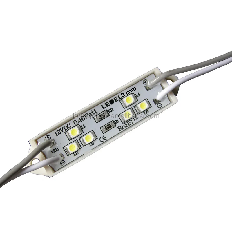 

LL-F12T4815W6B led module 3528 6 leds 12V 0.48Watt CE RoHS approved waterproof for outdoor channel letters