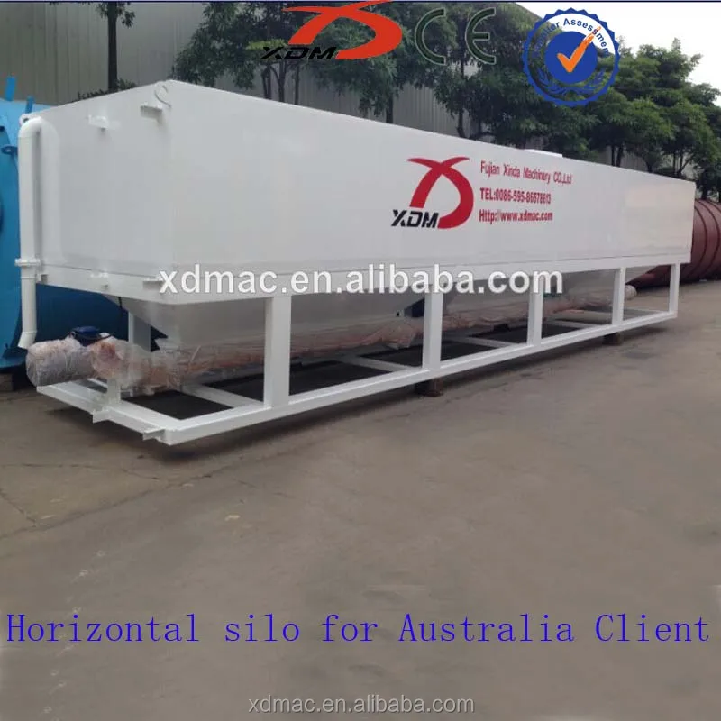 
Horizontal steel 50T cement silo structure 