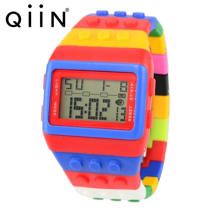 

Fashion Silicon Trendy Sport Watches for Women with High Quality Qiin QS715