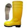 yellow safety pvc boots safety type,safety pvc boots with steel toe,steel toe caped yellow safety pvc boots