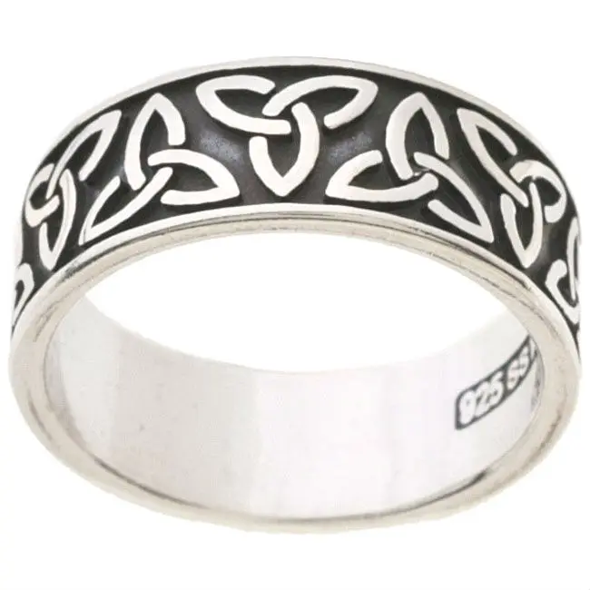 Plata Celta Banda Anillo