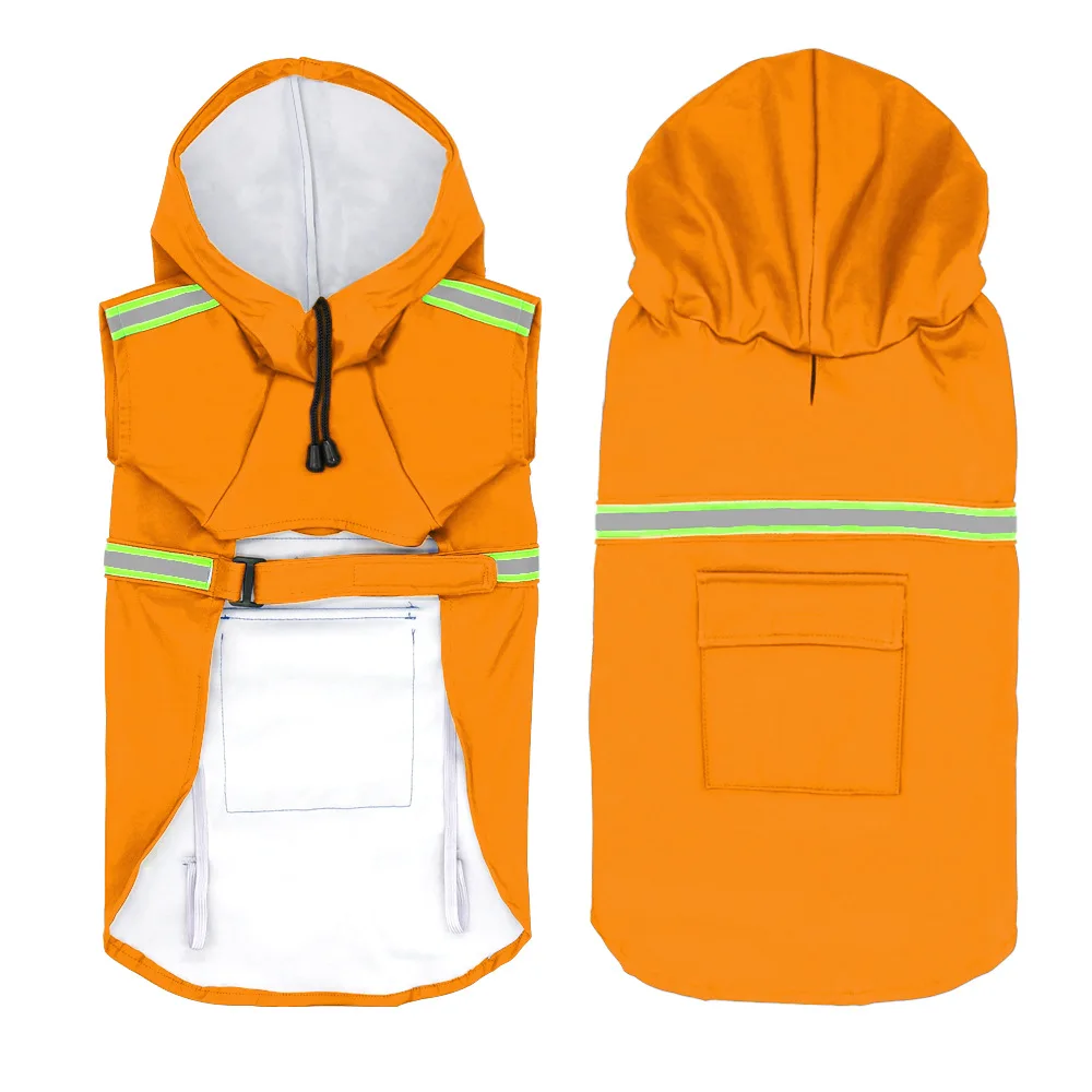 

Wholesale Multicolor Waterproof Reflective Large Dog Rain Coats