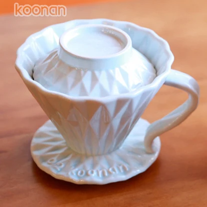 

koonan hand-washed coffee Ceramic steamed filter bowl Drip filter