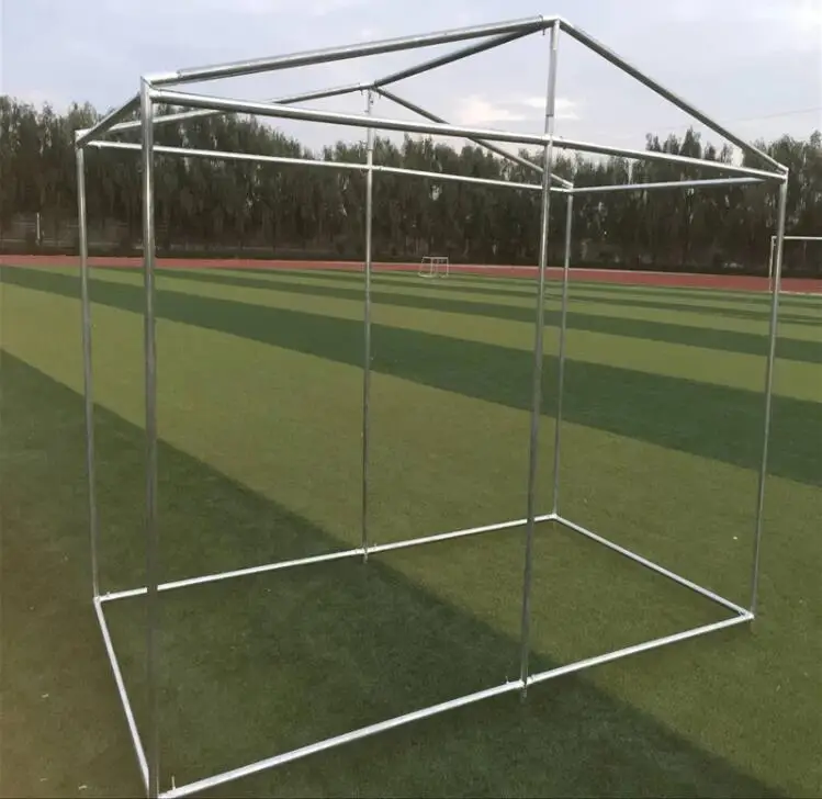 6'H Of Galvanized Large Outdoor Chain Link Dog Kennel / Pet Enclosure