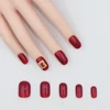 2018 nail magicbox alloy decorated fake nail set various colors false nails