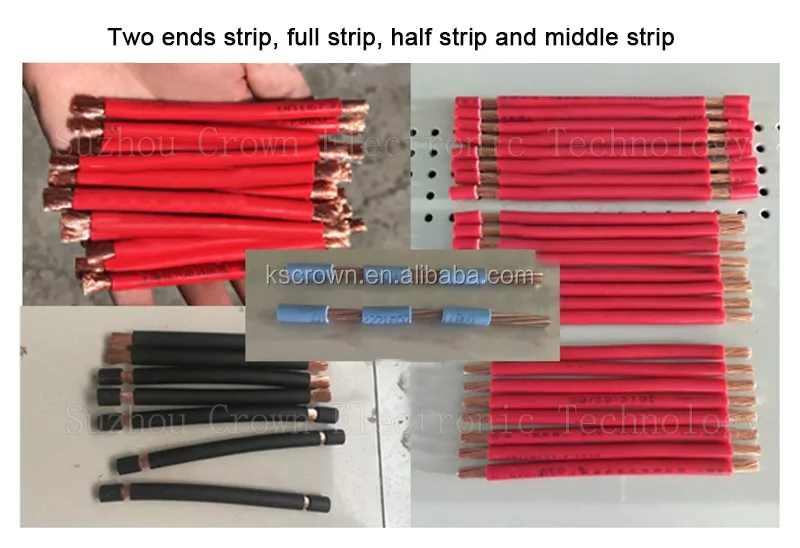 Wlb35p Cable And Wire Cutting And Stripping Machine Continuous Inkjet