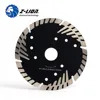 Z-LION 5" 125mm diamond saw blade for granite stone cutting segmented turbo teeth slant protection concrete metal cutting disc