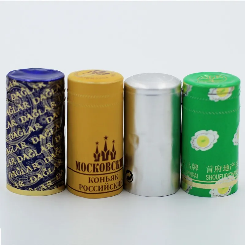 Wholesale Custom Wine Bottle Aluminum Foil Shrink Caps For Wine Buy Aluminum Foil Shrink Cap