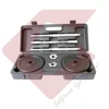 Cross Training 25KGS Grey Hammertone Barbell Set With PE Box