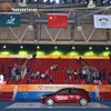 Sports events 10-15m automatic medal award flagpole ss304 medal award flag pole