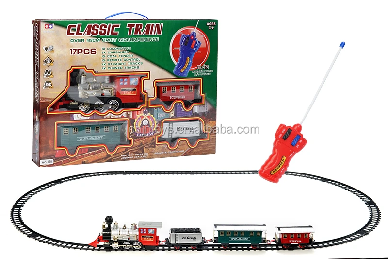 toy train set with remote