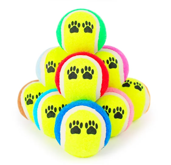 

Hot Selling Dog Most Favorite Tennis Ball Interactive Rubber Dog Toys Ball, N/a