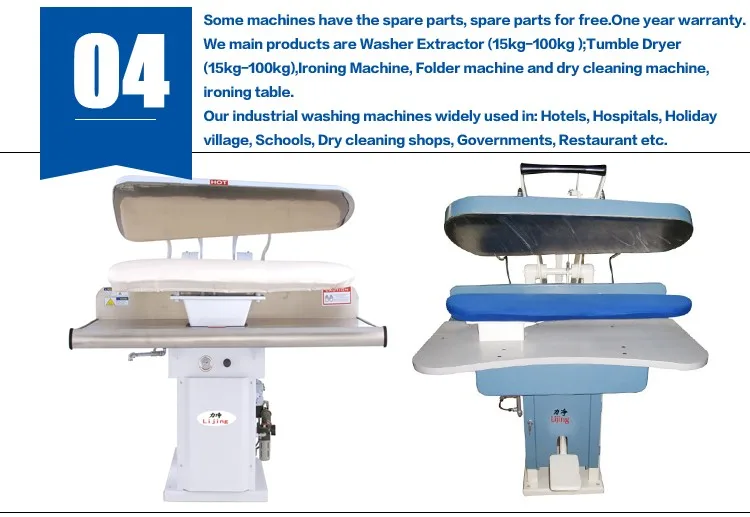 Lijing Brand High Quality Laundry Universal Press Iron Machine For Linens Buy Good Sale Press