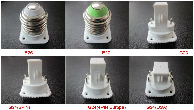 4000K 6400K cool white E27 G24 4 PIN 11W PL led lamp