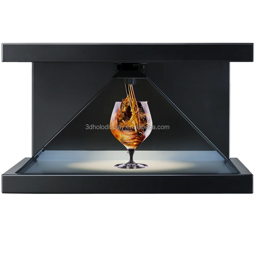 

3D Holographic Display Showcase Hologram Clear Pyramid Display Holo Box