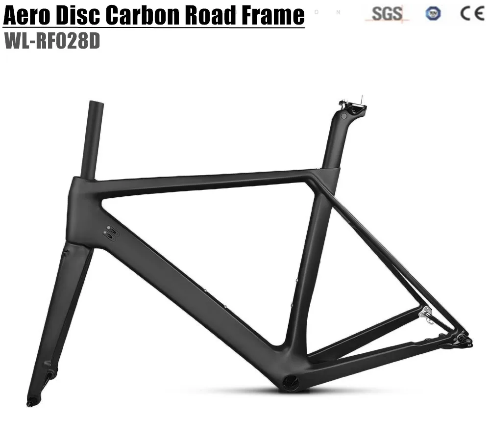 

2018 Aero Disc carbon road frame Chinese full carbon fiber road bike bicycle frame QR or thru axle racing road bike