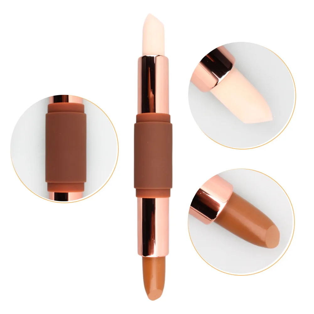 

Private label Wholesale double ended concealer face make up contour stick, 4 colors