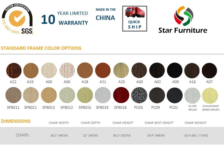 Restaurant chairs china