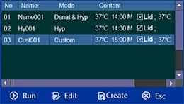 Nade touch screen USB memory 4 operation modes humidity control system FISH Hybridization System TDH-500