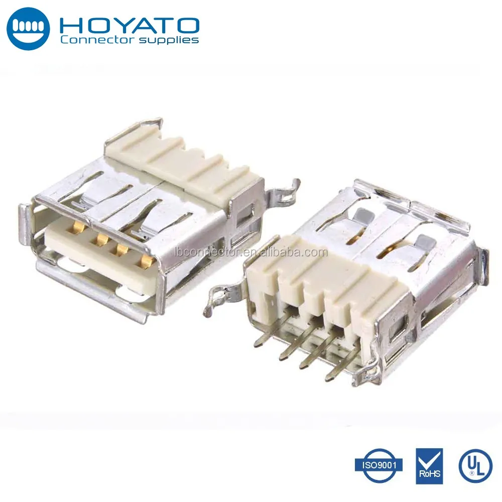 Factory Price Usb Connector Part,A Type Female Vertical Usb Connector