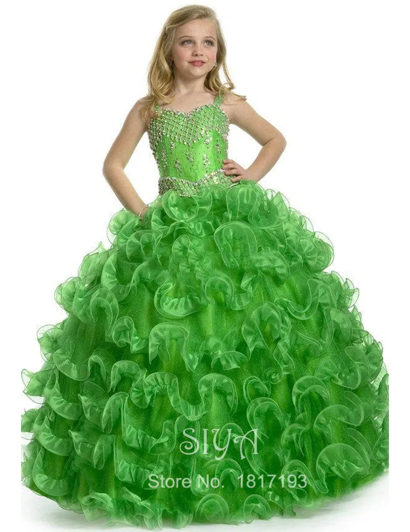 little girl pageant ball gowns