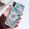dust plug style goil epoxy TPU flower print shell case for iphone x xs xr xs max,for iphone 7 tpu flower case