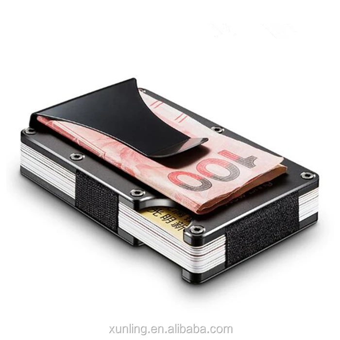 2024 Custom Metal Wallet Credit Card Holder, Aluminum Money Clip