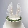 Birthday cake decoration new feather cake plug-in feather angel wing cake