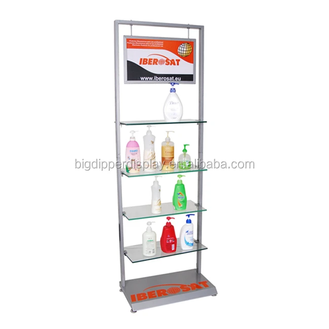 Grocery Store Hand Lotion Shelf Body Wash Stand Metal Hair Clearance