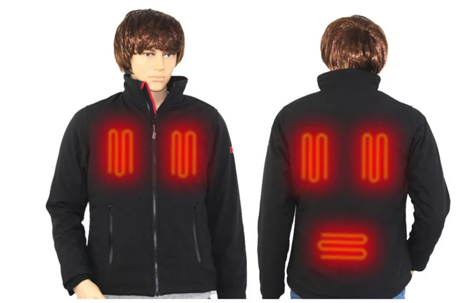 Waterproof 5v Rechargeable Mens Heated Jacket With 3 Settings Buy Heated Jacket With 3