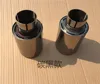 2017 High quality utility Chrome Tail Muffler Tip Stainless Steel Car Rear Round Exhaust Pipe Tail