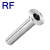 RF tri-clamp long hose pipe fittings SS304/SS316L Stainless Steel Fluorine quick couplings