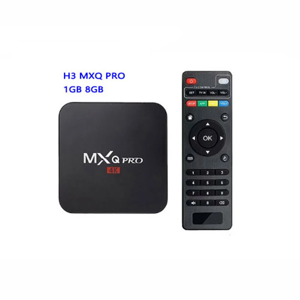 Mxq Pro Mini Smart Tv Box Android 7.1 1Gb/8Gb Smart Media Player 4K H.264 2.4G Wifi Tvbox