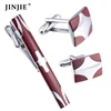 SC0021 hot sale cuff accessories for men silver cufflink tie bar cuff button set for sale