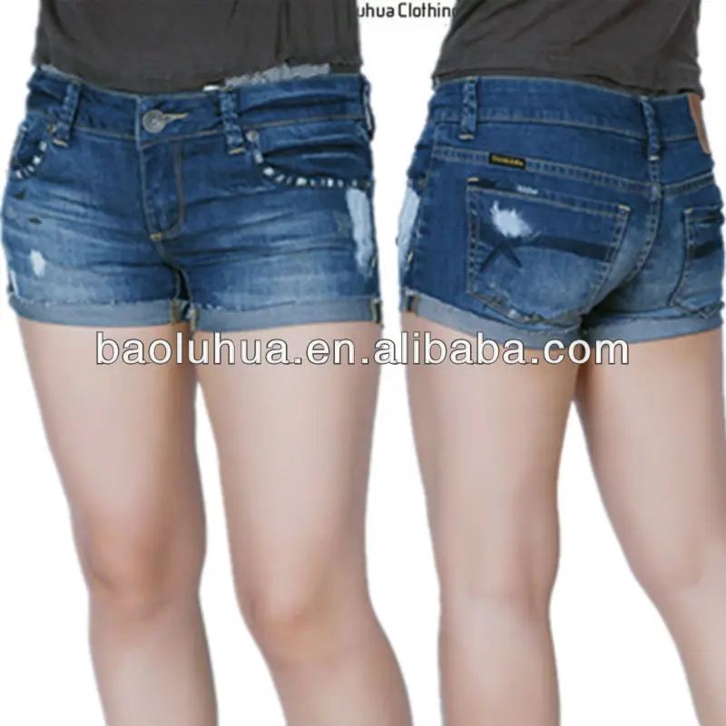 pantaloncini jeans larghi