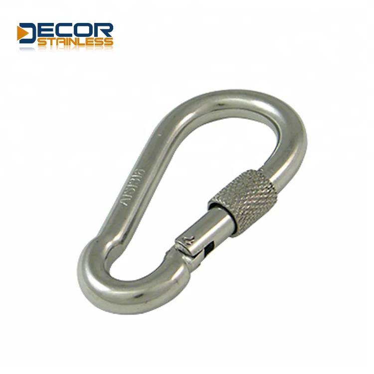 
stainless steel spring clip with locking 