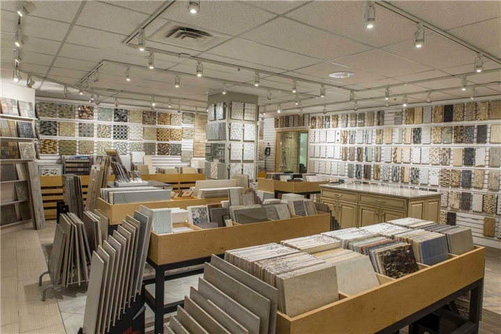 中国批发花岗岩和大理石瓷砖陈列室瓷砖陈列架瓷砖展示系统