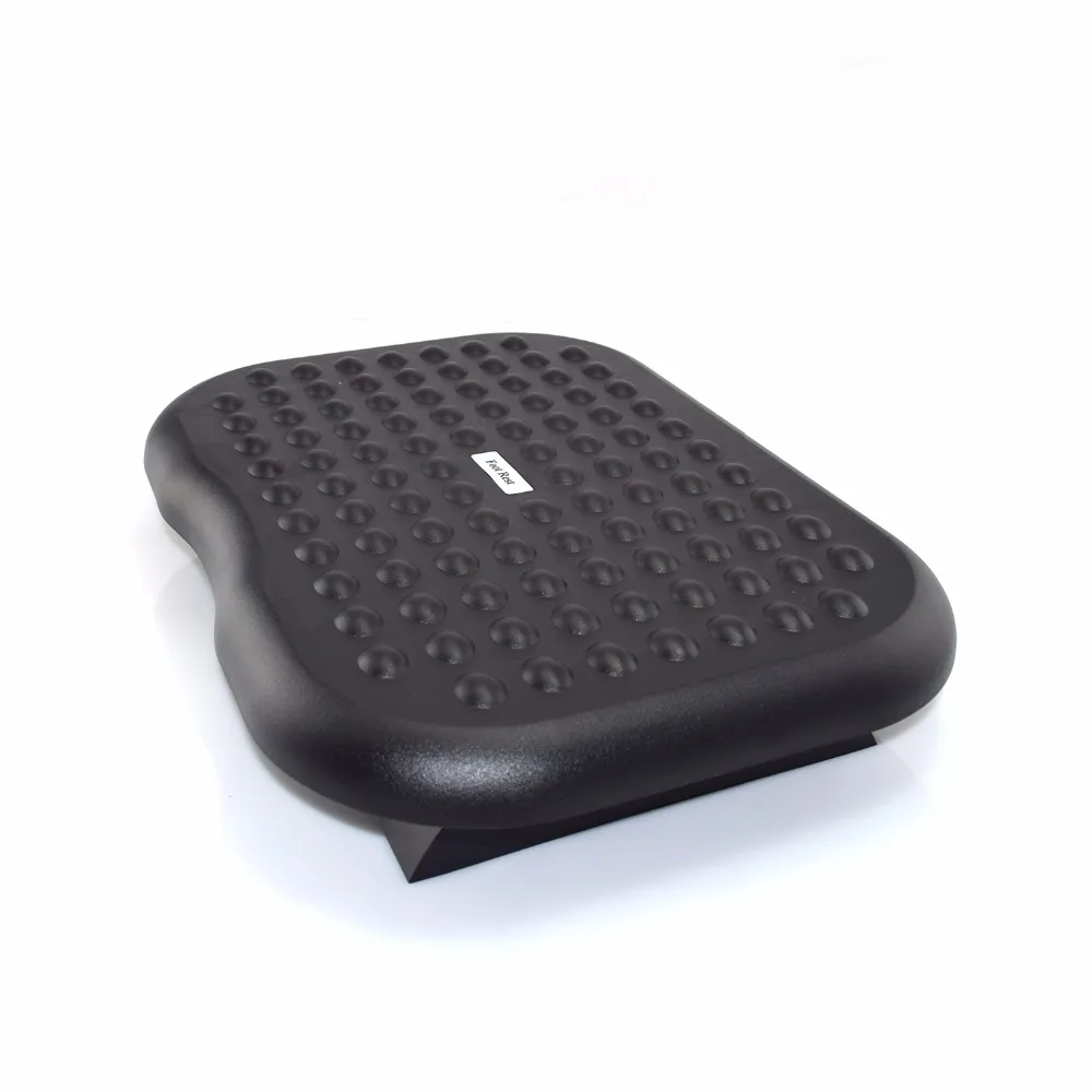 
Factory direct portable angle adjustable plastic office footrest 