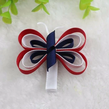 Navy Blue White Red Mixed Color Butterfly Novelty Clip Buy