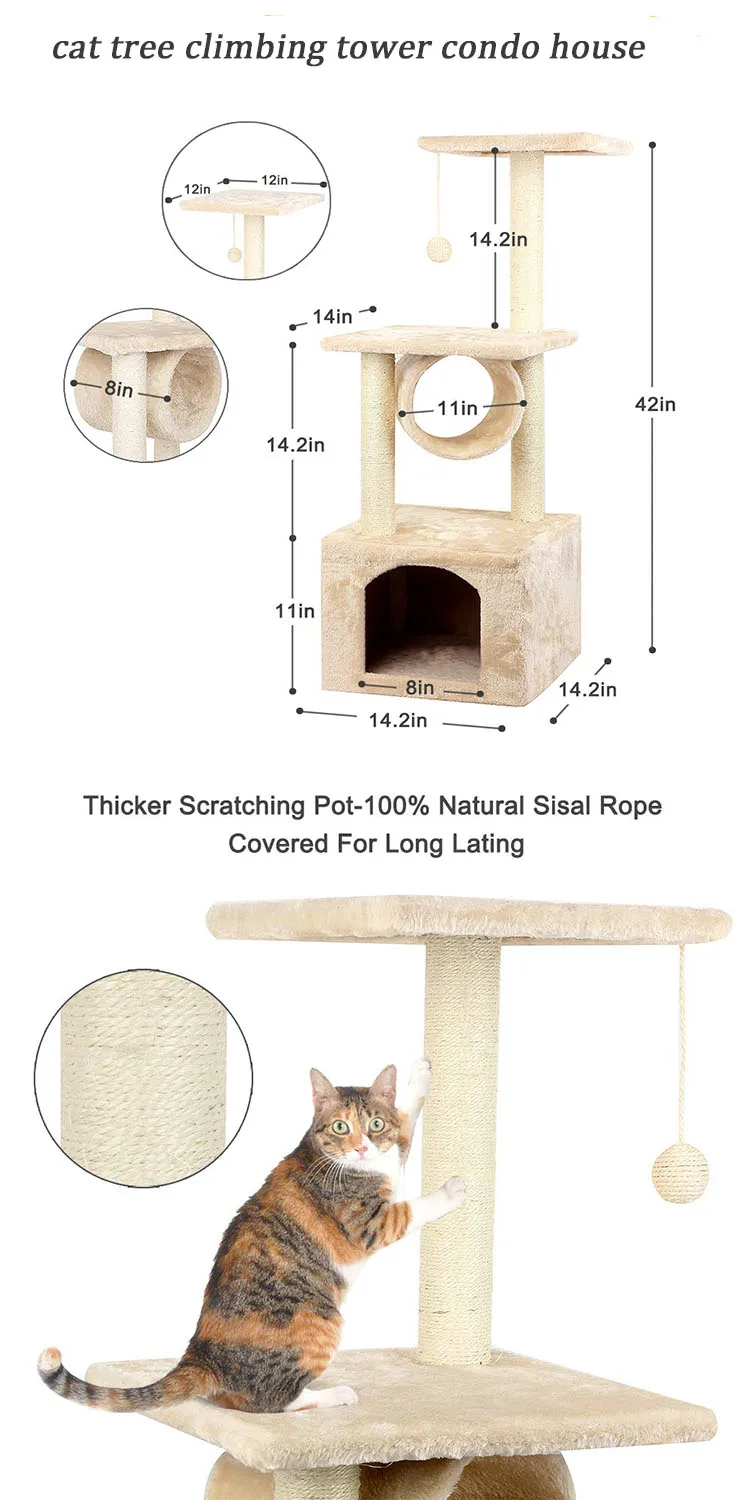 cat tree pieces