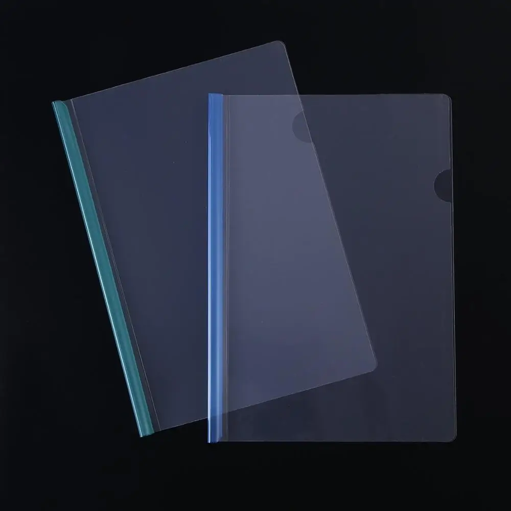 
Transparent Clear Plastic File Folder Sliding Bar Report Covers for A4 Report Cover Organizer Binder 