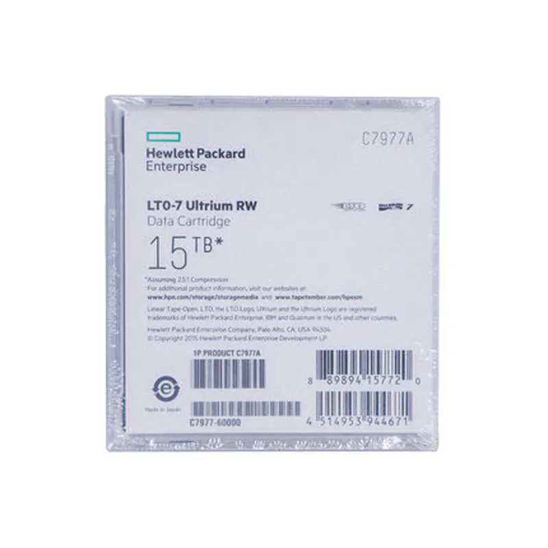 セール 登場から人気沸騰 大坂商事HPE LTO 7 Ultrium C7977A 6TB 15TB