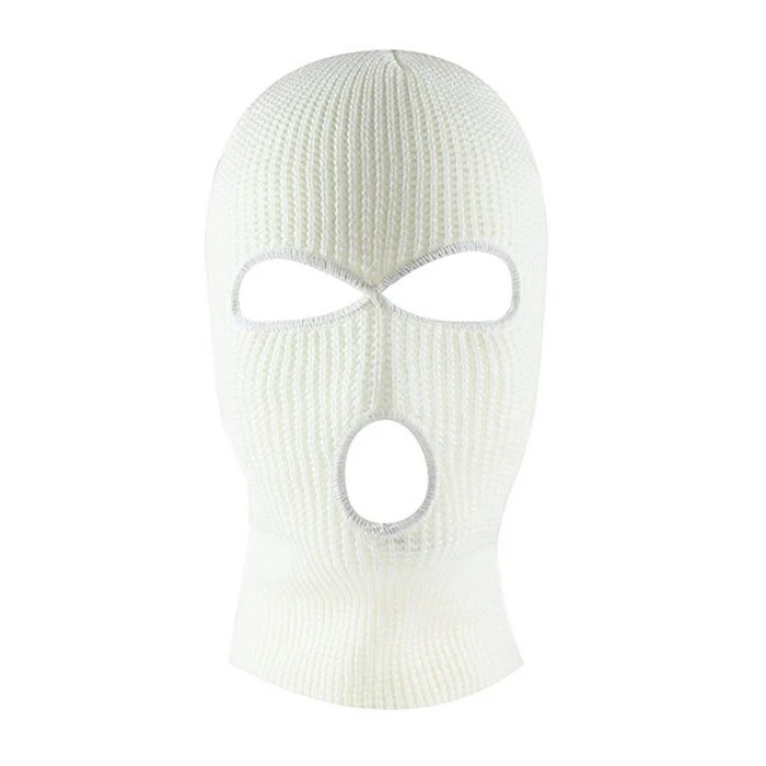Custom Print Logo Balaclavas Knit Sew Acrylic Out Door Face Shield Balaclava Full Cover Thermal