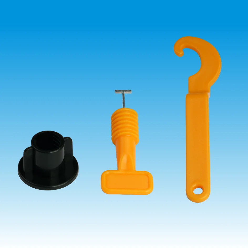 
Tile Leveling System with 1/16 Tile Spacers,Reusable tile levelers with Wrench,Tile Lippage System 
