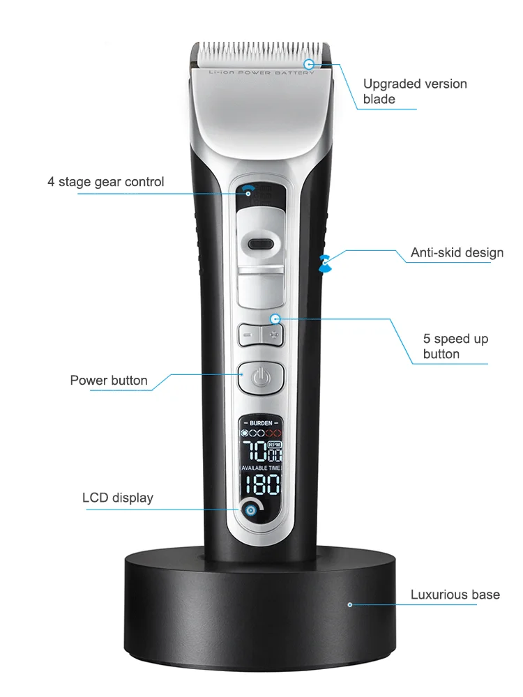 Barber Shop Equipment Hair Cutter Hedge Trimmer Men Lighter