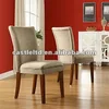 Solid wooden Microfiber fabric Parson Side Chairs (Set of 2)