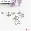 NO harm to skin Stainless Steel Silver Color Stars Post Stud Earrings with pin