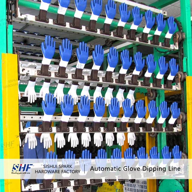 
Nitrile glove machine NBR/NR Wrinkle glove dipping production line 